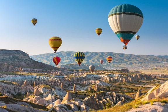 Hot air balloons Cappadocia Turkey