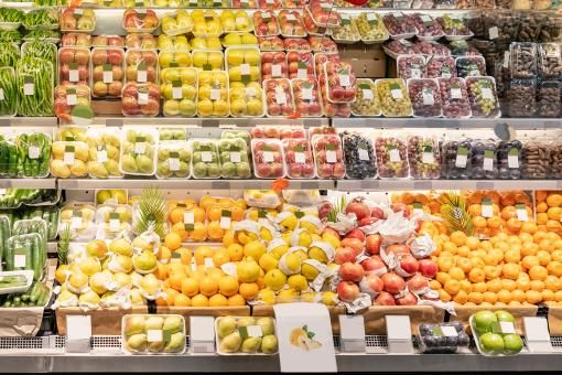 Vegetable choice at the Supermarket