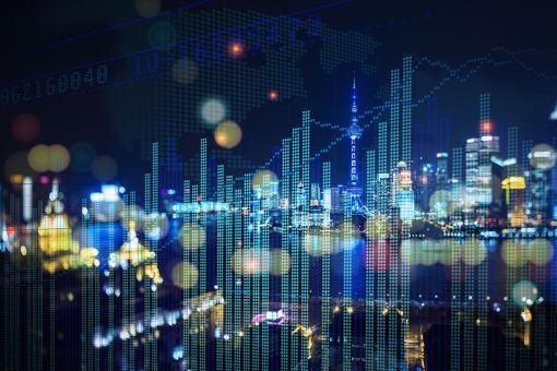 Shanghai Stock market price display