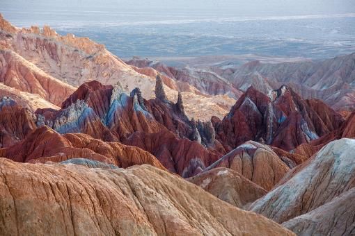 Dascht e Lut, Wüste, IranDasht-e Lut Iran, colored mountains Unesco world heritage site