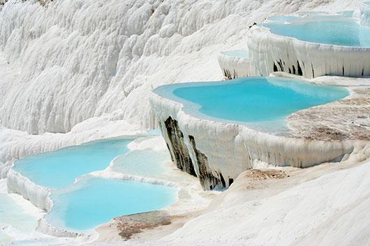 Pamukkale basins Turkey Pamukkale basins Turkey