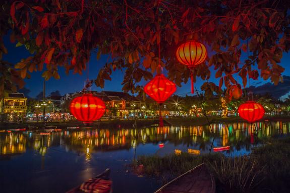 River in Hoi An, Vietnam