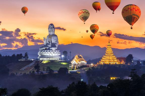 Wat Huay Pla Kang, Chinese temple in Chiang Rai Province, Thailand