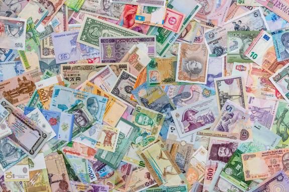 Local currencies from around the world