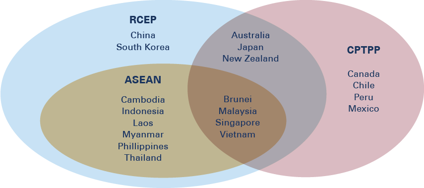 4 Fig 4: Trade Agreements across Asia